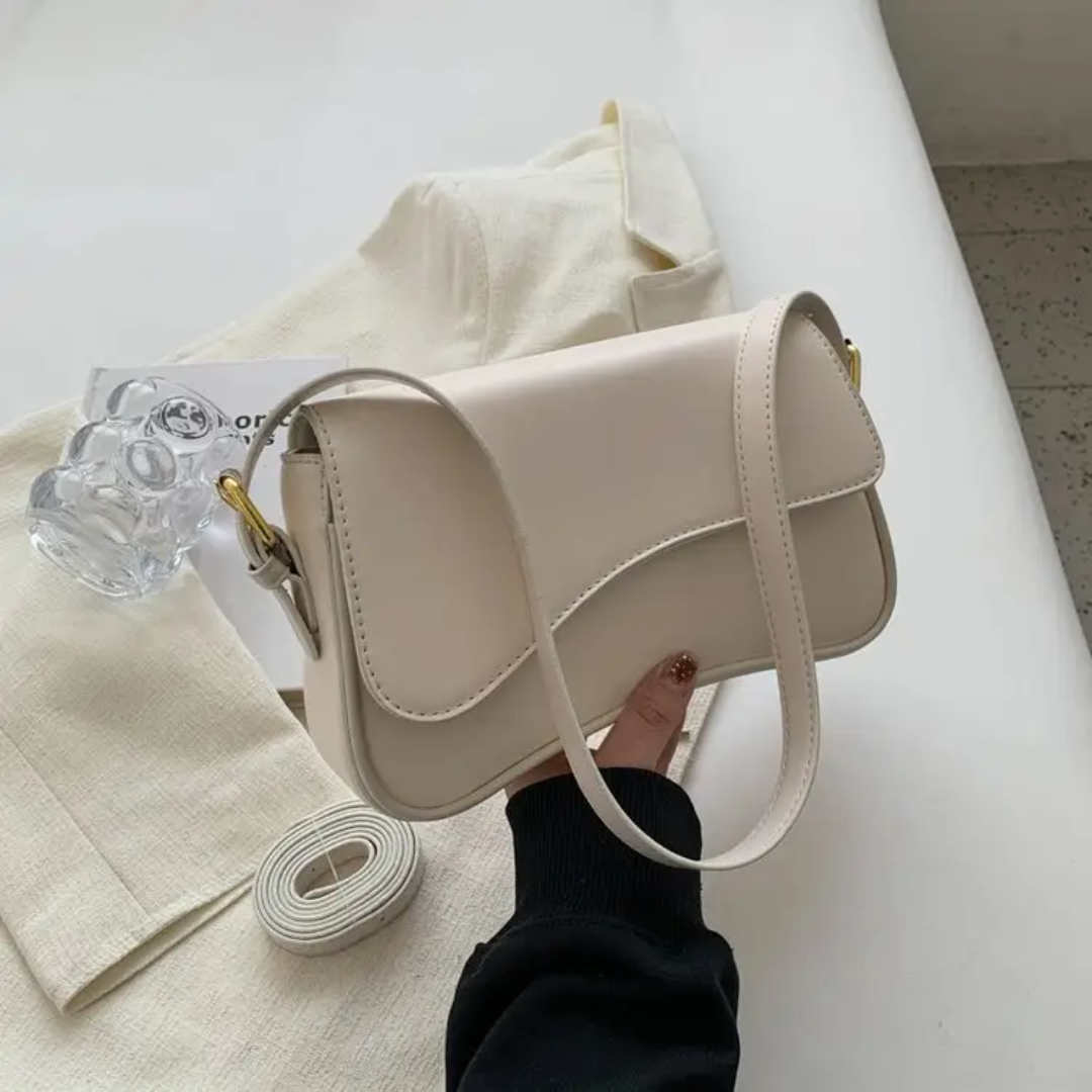 White Women Sling Bag Trendy Textured sling bag for women