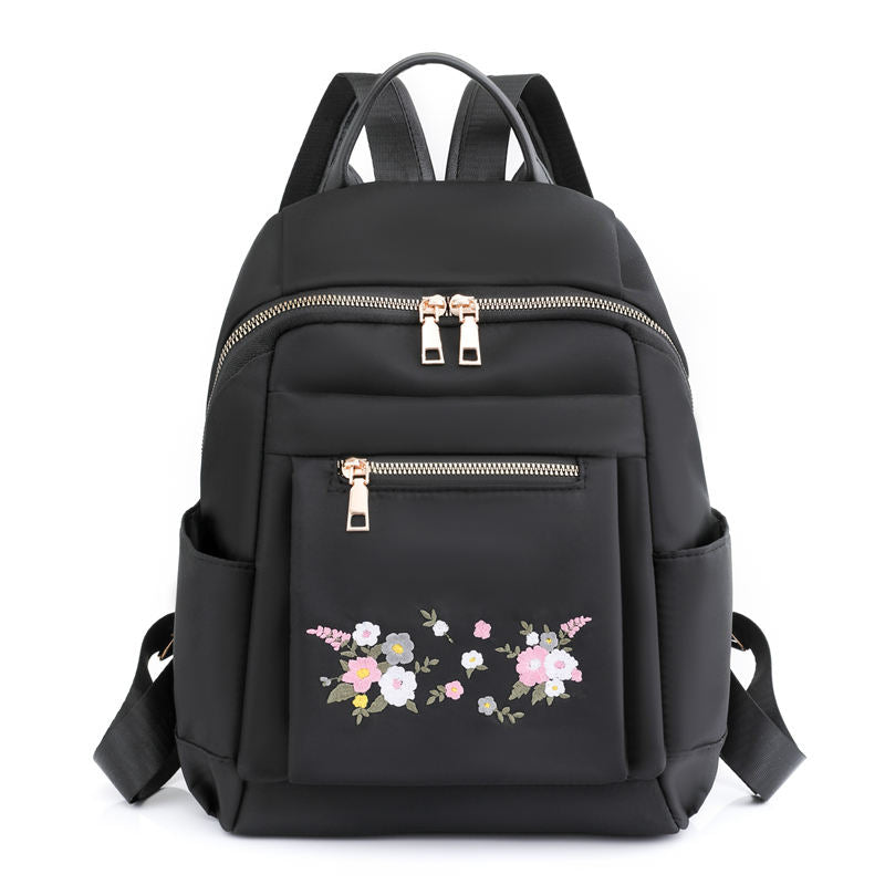 Floral Embroidery Backpack for Women | Stylish Daily Casual Grils School Bag