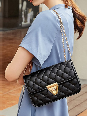 Stylish Fancy Chain Strap Crossbody Slingbag For Women