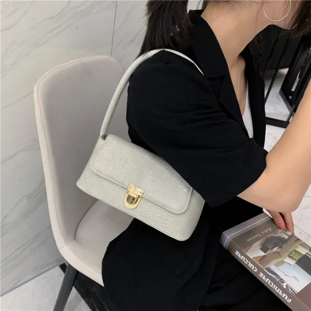 Women white bag