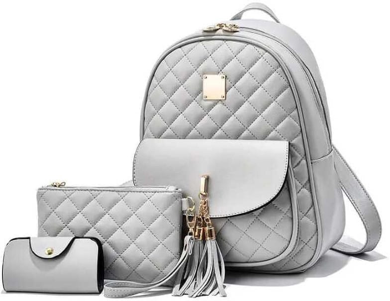 Backpack For College Girls | Stylish Daily Casual School Bag Combo of 3