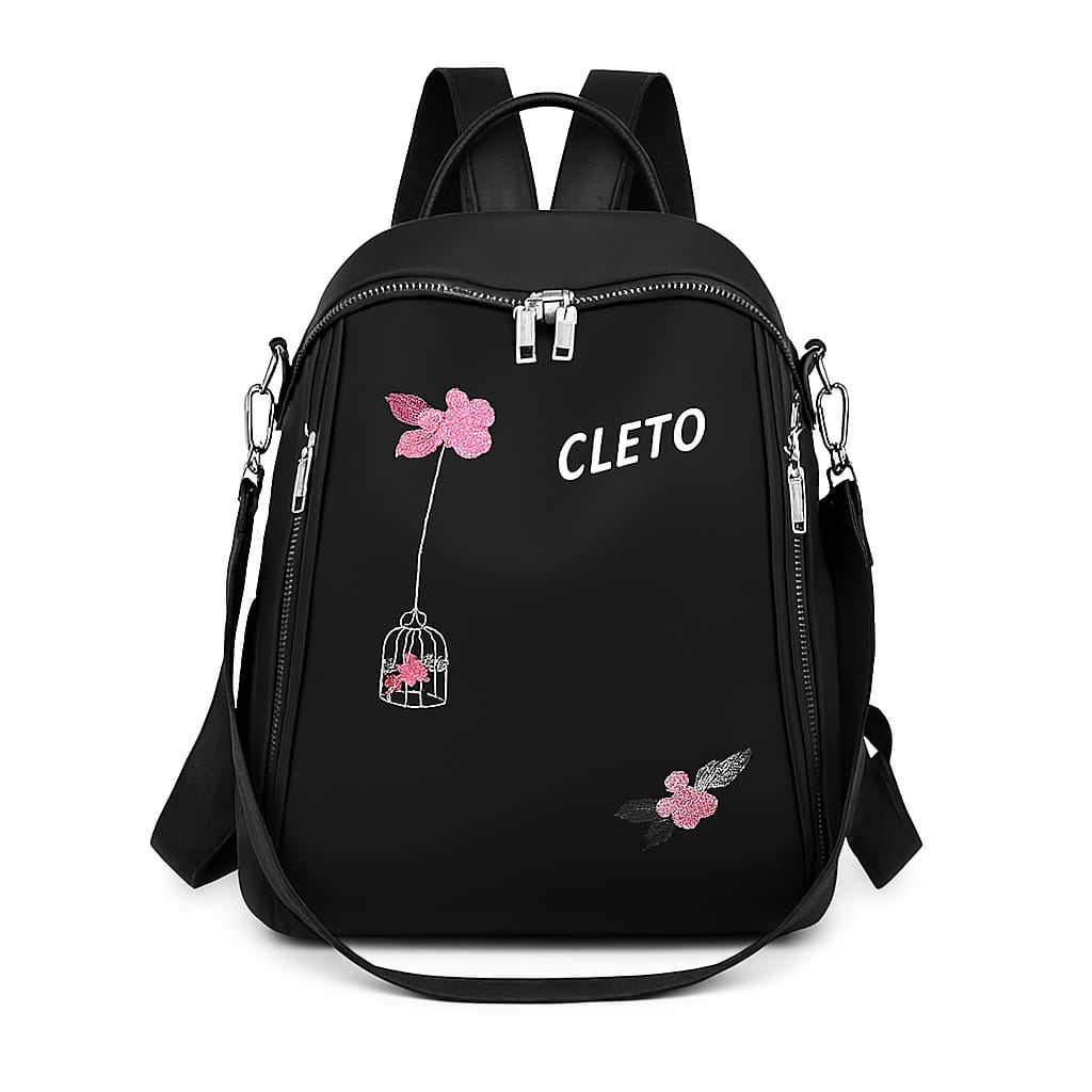 Floral Embroidery Backpack for Women | Stylish Daily Casual Grils School Bag