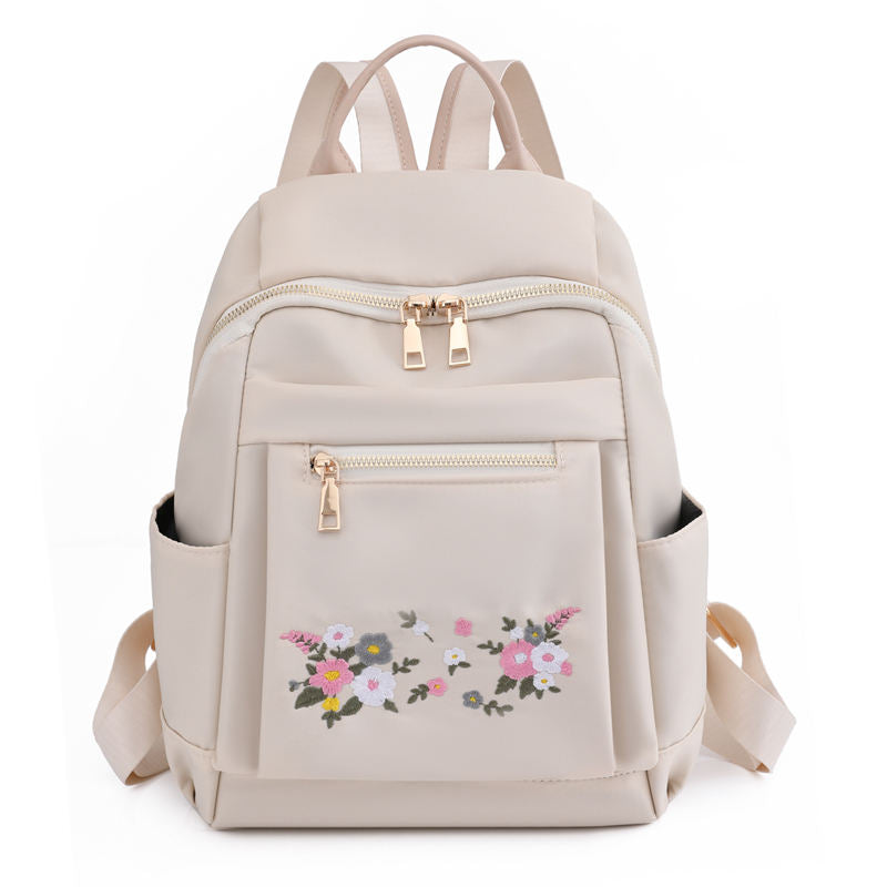 Floral Embroidery Backpack for Women | Stylish Daily Casual Grils School Bag