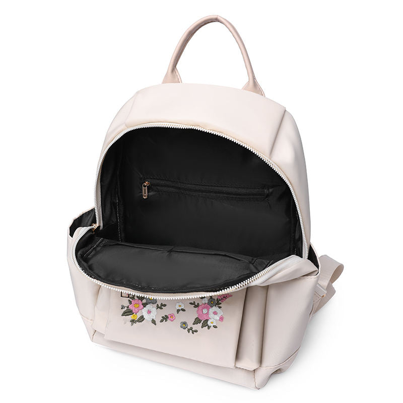 Floral Embroidery Backpack for Women | Stylish Daily Casual Grils School Bag